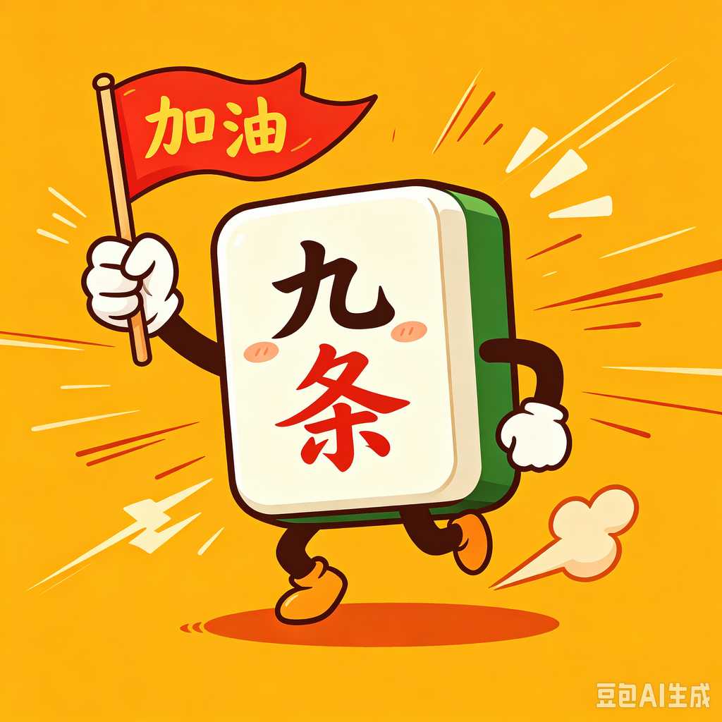 modern text mahjong tiles